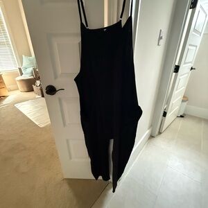 Black Sleeveless Jumpsuit